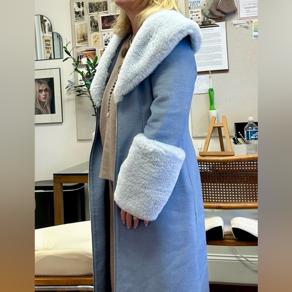 LGA Giavanna Coat Moody Blue - Picture 2 of 3